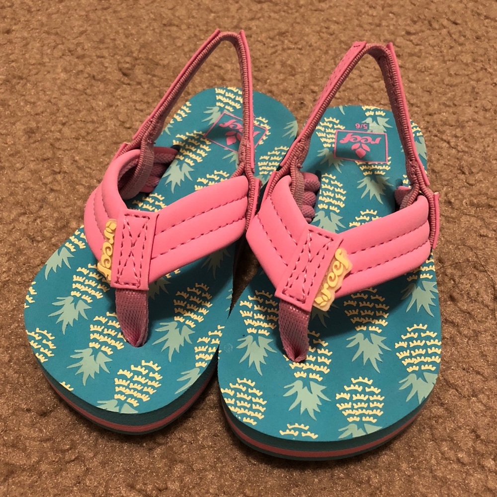 Toddler Pineapple Flip Flops